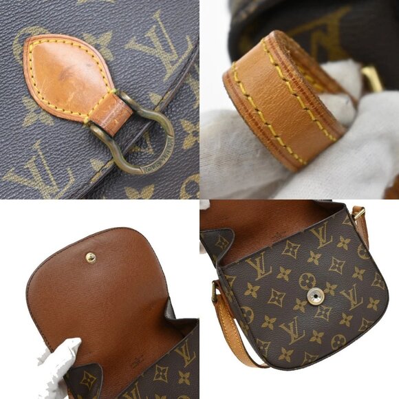 LOUIS VUITTON Mini Saint Cloud Shoulder Bag Monogram Leather BN M51244 82EF334 - Picture 10 of 16